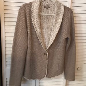 Neutral Sweater Blazer Lilla P